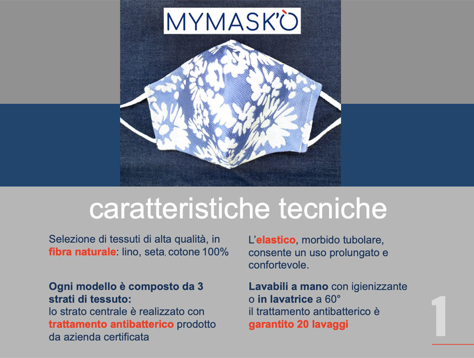 MASCHERINE logo aziendale MYMASK'Ò